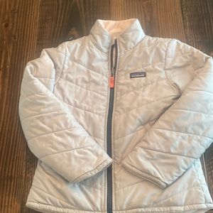 Girls Patagonia size 7/8 light gray